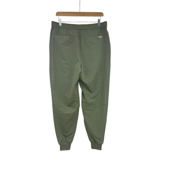 Figs Technical Collection Slim Tansen Jogger Scrub Pants Moss Men’s Large New - Picture 2 of 10